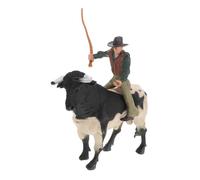 BESPORTBLE Figurine Réaliste de et Cow Boy Résine Modèle Décoratif de Combat de Taureaux pour Bureau et Collection