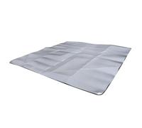 BESPORTBLE Film Aluminium Tapis de Pique-niques Argenté Imperméable | Surface Réfléchissante, Usage Randonnée et Tente, pour Sable et Sol, Format Pratique