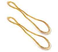 BESPORTBLE Fils Aluminium Or Flexibles pour Création de Bijoux Diy, Multi-usages, 2 Rouleaux pour Fabrication de Colliers et Bracelets Artisanaux