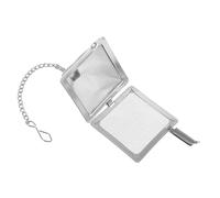 BESPORTBLE Filtre à Thé Acier Inoxydable avec Chaîne Crochet Passoire Réutilisable pour Infusion de Thé Épices et Plantes Facile à Nettoyer et Suspendre