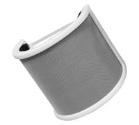 BESPORTBLE Filtre Anti-Pop de U pour Microphone Portatif Pare-Vent Multifonction en Éponge Blanche Accessoire de Bruit Compatible Microphones à Main Protection Anti-Éclaboussures pour