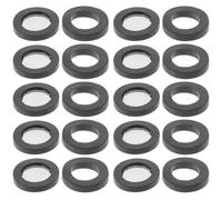 BESPORTBLE Filtre Tuyau avec Joint Caoutchouc Étanche pour Arrosage Maille INOX Anti-impuretés Rondelles de Raccordement Robinet Accessoires Salle de Bain et Jardin