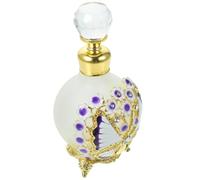 BESPORTBLE Flacon de Parfum en Verre 25 ML Vintage Rechargeable Flacon Distributeur de Voyage Compact de Luxe pour Huiles Essentielles Bouteille Décorative pour Maison et Déplacements