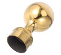 BESPORTBLE Flagpole Finial Ball Topper Metal Ornament Shine Stable Fit for Indoor and Outdoor Flagpoles Decorative Sphere for Ceremonial and Holiday Use