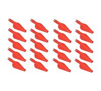 BESPORTBLE Flèche D'entraînement 8mm Queue de Flèche en Plastique Rouge 20 Pièces Accessoire de Queue Léger et Portable pour Tir à l'arc Sport Loisirs Remplacement