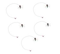 BESPORTBLE Fly Shaped Cat Teaser Replacement Heads Interactive Wand Refills for Indoor Kitten Chasing and Playing