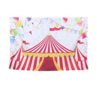 BESPORTBLE Fond Décoratif pour Fête Thématique de Carnaval 150X100 CM en Polyester Résistant Décoration Murale Carnaval Toile de Fond Photo Intérieure/Extérieure pour Anniversaire et