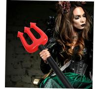 BESPORTBLE Fourche Gonflable Rouge pour Cosplay Diable Accessoire et Portable pour Fêtes Dhalloween et Performances Scéniques