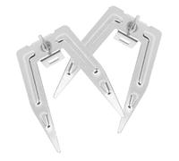 BESPORTBLE Fourchettes Rotatives pour Poulet Rôti en Acier Inoxydable Lot de 2 Vis Accessoire pour Barbecue et Four Compatibles Friteuse à Air pour Griller Viande et Volaille