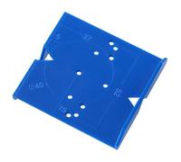 BESPORTBLE Gabarit de Perçage pour Charnière Cachée 35mm 40mm Abs Bleu