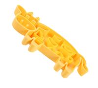 BESPORTBLE - Gamelle pour Chien À Alimentation Lente Taille Bords Non Lisses Facile À Nettoyer Design Jaune
