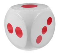 BESPORTBLE Géants Dés Mousse Dés Éducatifs pour Jeux de Rôle et Activités Classe Accessoire et Transportable pour Fêtes et Enseignement Couleur Blanche