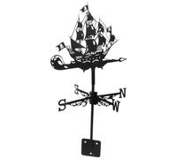 BESPORTBLE Girouette Bateau Pirate Girouette Ornement Rétro Météo Métal Girouette Décorative Girouette Décor