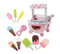 BESPORTBLE Glace Bois Réaliste pour Set de Desserts Simulés Jeu Imitation Éducatif pour Développer Créativité et Relations Familiales