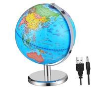 BESPORTBLE Globe Terrestre Illuminé avec Support Globe Éducatif pour Garçon Fille Et Adultes pour Maison Bureau