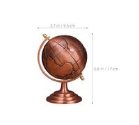 BESPORTBLE Globe terrestre pour la Salle de Classe : Globe terrestre géographique - Décoration Mondiale pour Le Bureau et Les fêtes - Boule gravée représentant Une Carte du Monde