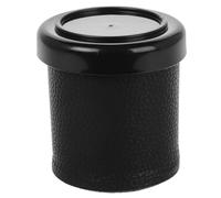 BESPORTBLE Gobelet à Dés Silencieux avec Base en Cuir Texturé Vert et Intérieur Velours, Accessoire de Jeu Compact pour Bar, Fête et Ktv, Set de Dés Insonorisé pour Soirées Ludiques