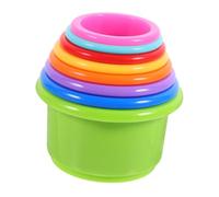BESPORTBLE Gobelets Empilables - 8 Pièces Jouets Gigognes pour Gobelets De Conservation des Aliments Sûrs Et pour Jouer