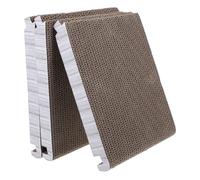 BESPORTBLE Griffoir Pliable pour Chat Intérieur Forme Triangulaire Carton Tapis à Gratter pour Protéger Murs Et Portes Multi-Surfaces