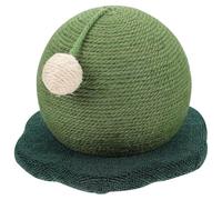 BESPORTBLE Griffoir pour Chat de Boule Cactus Vert Corde en Coton et Bois, pour Chat pour Usage Quotidien et Protection des Meubles