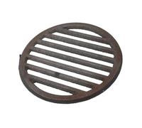 BESPORTBLE Grille De Feu Inférieure : Plaque De Charbon De De Remplacement pour Barbecue Rond en Fonte, Pièces De Grille Inférieure pour Foyer, Accessoires De Barbecue, Pièces De 20 Cm