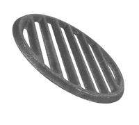 BESPORTBLE Grille Ronde en Fer pour Barbecue, Foyer et Cuisson Extérieure