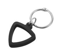 BESPORTBLE Guitar Pick Holder Keychain with Silicone Storage Box Portable Lightweight Plectrum Organizer for Acoustic Electric Bass Guitars and Ukulele Anti-Slip Soft Silicone Pouch
