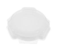 BESPORTBLE Gyro Disk Jeu de Combat Rond Plastique pour Garçon Fille Accessoire de Toupie Ludique et Facile à Apprendre Plateau de Blanc Compatible avec Jeux de Gyroscope