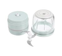 BESPORTBLE Hachoir à Viande Électrique Multifonction 300 Ml Grosse Capacité Vert Presse-Ail USB sans Fil Broyeur Portable pour Viande Épices et Légumes la Cuisine et Barbecue en