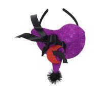 BESPORTBLE Halloween Headband Bat Witch Hat Party Accessory Comfortable Skull Bow Hairband For Halloween Celebration