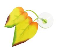 BESPORTBLE Hamac en Forme De Feuille pour Aquarium Coussin De Relaxation pour Poissons Décoration en Silicone Fournitures pour Poissons Lit De pour Poissons Design en Forme De Tasse