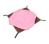 BESPORTBLE Hamac Hamster Lit Chaud pour Cochon d'Inde Hamac Cage Hamster Lit Suspendu Petit Animal Hamac Écureuil Lit De Cochon d'Inde d'hiver Hamster Jouet Hamac Furet Rose Polaire Arctique
