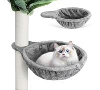 BESPORTBLE Hamac pour Chat Suspendu Nid Douillet Confortable en Lin et Fer Design Élégant pour Exercice et Repos la Maison