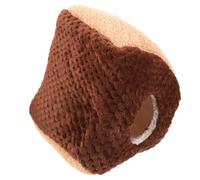 BESPORTBLE hamac pour Cochon d'Inde Guinée Lits pour Chiens Moyen Lapin Lit Suspendu pour Chinchilla Refuge pour Chinchilla nid des Quatre Saisons nid pour Animaux de Compagnie Peluche Coffee