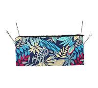 BESPORTBLE Hamac Suspendu pour Hamster Tunnels de Cachette en Toile Motif de Forêt pour Petits Animaux Accessoire de Cage pour Cochons d'Inde et Rats Lit Confortable et Environnement de Jeu
