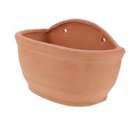 BESPORTBLE Hanging Wall Planter Argile Rouge pour Fleurs Pot De Fleurs Suspendu pour Intérieur Et Balcon Drainage Décoration Murale Élégante pour Jardin Et Salon