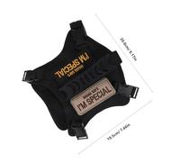 BESPORTBLE Harnais de Sécurité Anti-Fugue pour Chat Réglable en Gilet Noir Léger avec Laisse Harnais de Promenade et Randonnée pour Chatons et Chats Extérieur pour Activités en Plein Air