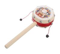 BESPORTBLE Hochet Chat Pour Tout-Petits Hochet Chinois Pour Enfants Tambour Singe Pour Bébé Dessin Animé Hochet À Main Tambour Artisanal Jouets Pour Bébés