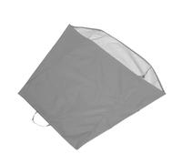 BESPORTBLE Housse de Dévidoir de Tuyau D’arrosage Extérieure en Tissu Oxford Imperméable Gris 63x66x68 Cm, Protection Anti-uv et Anti-pluie pour Support Mural et Chariot, Gaine Résistante