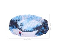 BESPORTBLE Housse de Protection Élastique pour Masque de Ski en Tissu Doux Manchon Portable Anti-Rayures pour Verres Accessoire Léger et Compact pour Ski et Snowboard