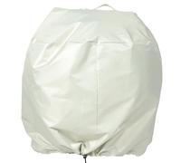 BESPORTBLE Housse de Protection pour Barbecue Rond 210D Imperméable Beige 50X46 CM Tissu Résistant UV et Déchirure Housse de Cuisson Portable Adaptée Extérieur Protection Anti-Poussière