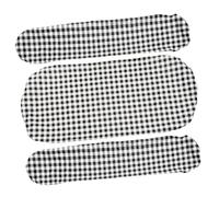BESPORTBLE Housse de Table de Pique- Imperméable avec Housses de Banc Élastiques Couverture Ajustée Résistante à Usure pour Camping et Jardin Noir et Blanc à Carreaux