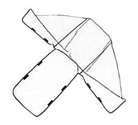 BESPORTBLE Housse De Universelle Pour Poussettes Doubles Protection Le Vent Froid Matériau Installation Facile