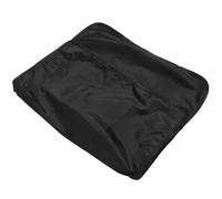 BESPORTBLE Housse Dossier de Chaise de Salon Noire en Polyester, Protection | Surface Lisse, Design Épuré, pour Sièges de Salon et Dossiers de Barbier, Usage Théâtre