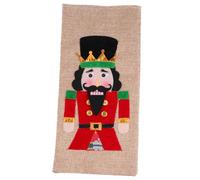 BESPORTBLE Housse pour Bouteille de Vin Noël Motif Casse-Noisette Rouge Décoration Festive Réutilisable pour Bouteilles Accessoire Créatif pour Fêtes et Présents Vin