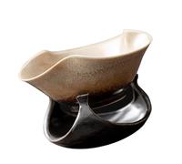 BESPORTBLE Infuseur à Thé en Céramique Vintage Filtre à Mailles pour Feuilles Passoire à Thé Décorative Résistante aux Résidus Accessoire Maison pour Préparation Artisanal