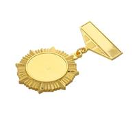 BESPORTBLE Insigne De Médaille En Métal Médailles Militaires Médailles De Mathématiques Étudiants Médaillés Accessoires De Costumes Militaires Insigne De Broche Golden Alliage De Zinc