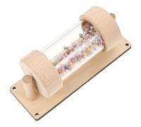 BESPORTBLE Instrument Faiseur de Pluie en Plastique et Bois pour Garçon et Filles, Jouet Sensoriel Créatif Améliorant la Capacité Visuelle et Auditive, pour DIY et Busy Board