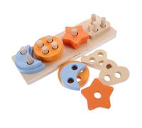 BESPORTBLE Intelligence Perroquet Bloc Bois pour Cage Jeu Éducatif Ennui et Entraînement Cognitif des Oiseaux Puzzle Rectangulaire pour Perruches et Perroquets