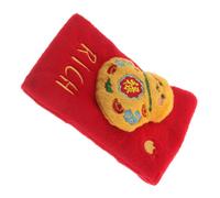 BESPORTBLE Interactif pour Chiens en Peluche Forme Enveloppe Rouge Festive du Nouvel an Chinois, Enrichissant et Facile à Nettoyer pour Petits, Moyens et Grands Chiens